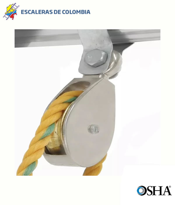 Kit De Montaje De Polea Para Escalera De Extension Respuesto